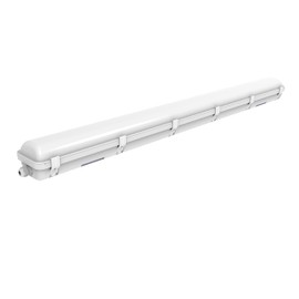 WareLight 4FT LED Vapor Tight Fixture, 7800 Lumen Max, CCT and Wattage Selectable, 120-277V
