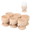 Smart Planet Set of 6 Wooden Egg Cups - Egg