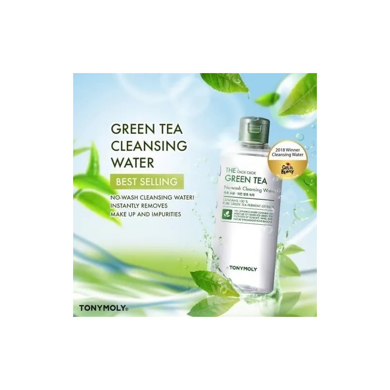 Tonymoly - Agua Limpiadora De Té Verde The Chok Chok