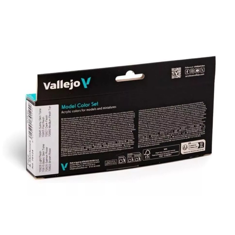Vallejo - Model Color Face & Skin Tones Set Modeling