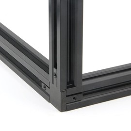 Befenybay 8PCS Black 3-Way End Corner Angle Connector with Screws for 6mm T Slot Aluminium Extruded Profile 2020 Series (2020s-Black)