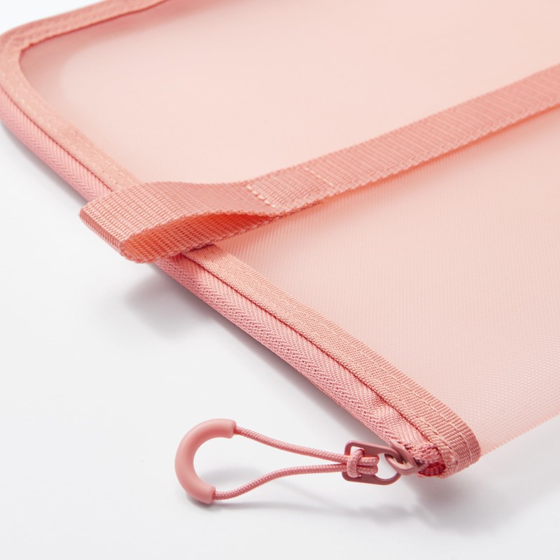 Muji 84444647 Nylon Mesh Vertical Document Case with Dividers for