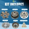 Clutch and Variator Assembly Set with 743 belt for GY6