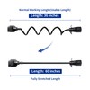 Oyviny 7 Way Round to 5 Way Flat Coiled Trailer