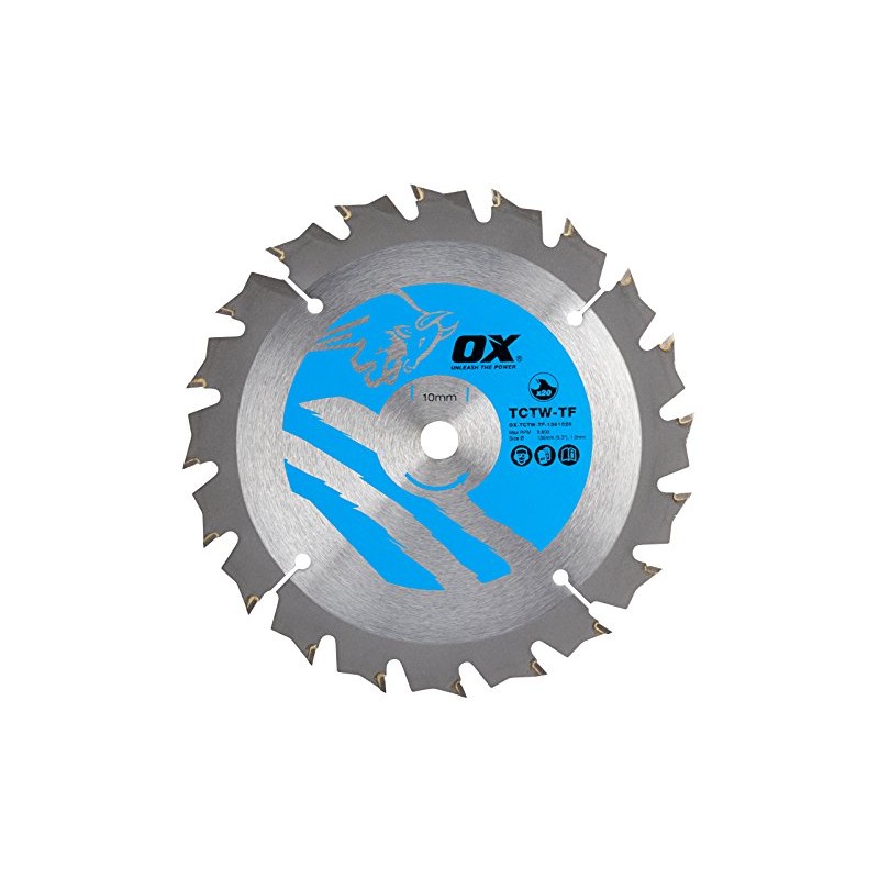 OX Wood Cutting Thin Kerf Circular Saw Blade 136/10mm, 20