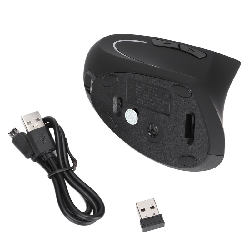 Ergonomic Wireless Mouse Comfortable Grip Power Saving Mode Stable Accurate