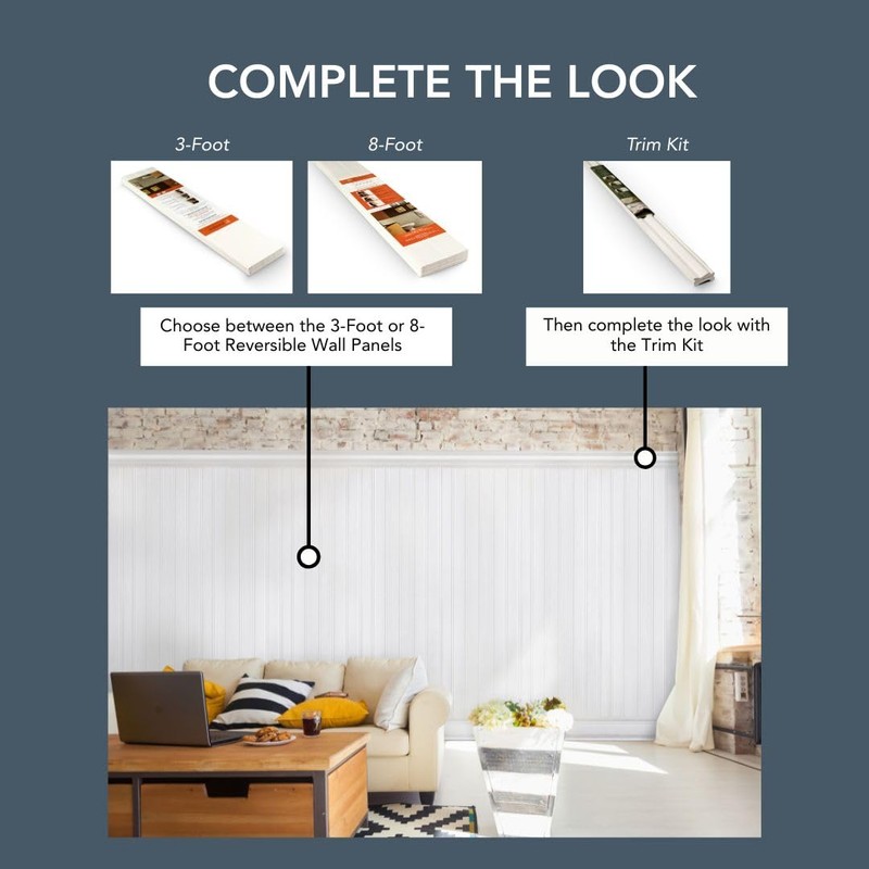 Plastpro Trim Kit Wainscoting Panels | Easy to Install Accent