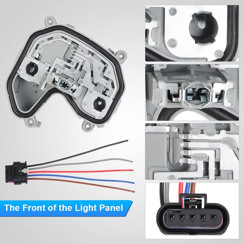 WMPHE Tail Lamp Light Holder Bracket and Wiring Plug Compatible