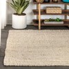JONATHAN Y NRF102B-4 Pata Hand Woven Chunky Jute Light Ivory