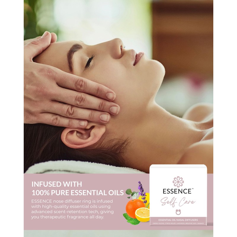 Essence Nasal Diffuser Self Care Bundle – Essential Oil Silicone