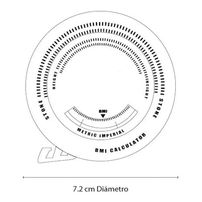 Cinta Métrica Calculadora De Indice De Masa Corporal Bmi