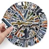 Realistic Firearm Sticker Set, Survival Game, Military, Waterproof Seal Collection
