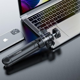 Ulanzi 2109 U-Vlog with Head Height Adjustable Anti-Retractable Lock 2-Way Vlog Selfie Stick Tripod