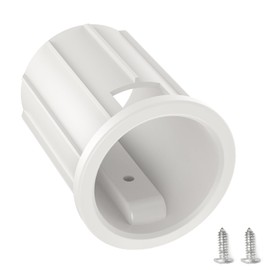 ARSUNOVO Adapter Bushing for Starlink Mount,Compatible with Harbor Freight 20' Collapsible Flagpole,Accessories for Flag Pole Mount, White