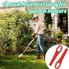 100 Pcs Plastic Grass Trimmer Blades, Cordless Strimmer Blades 83