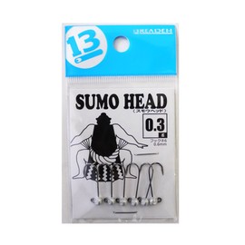 buri-den (Breaden) Jig Head sumouheddo 0.6 mm Hooks (6 Pieces) 0.3 G