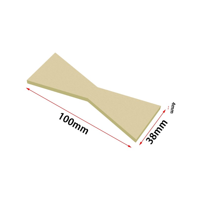 Create idea Solid Brass Bow Tie 100mmx38mmx4mm Slot Cutting Wood