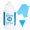 Hydrogen Peroxide 12 Percent 1 Gallon - Multi-Surface Cleaner for