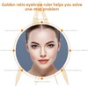 Regla de Cejas Deslizante de Proporción Áurea, Acero Inoxidable