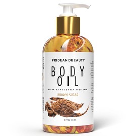 Vanilla Body Oil. After Shower Oil. Skin Hydrating Oil. Body Oil Scented. Body Oils For Women Dry Skin. (Vanilla Buttercream) (8 OUNCES, Brown Sugar)
