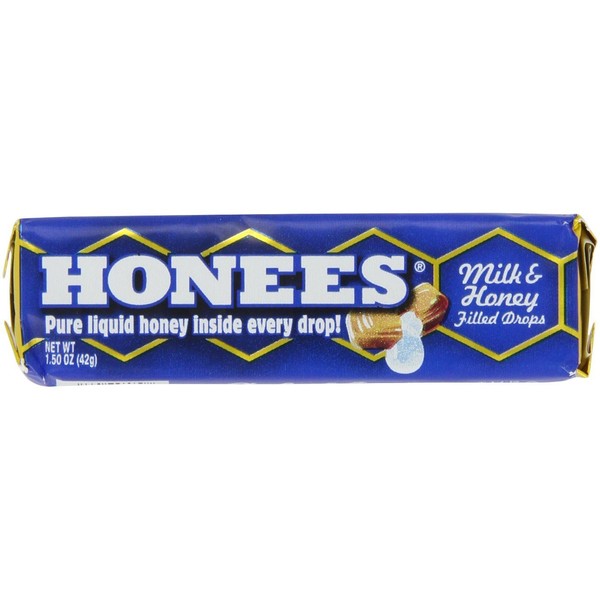 Ambrosoli Milk and Honey Honees Pure Liquid Honey Filled Drops 1.5 Ounce Packs (Pack of 24)