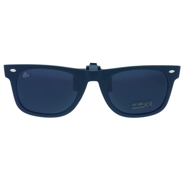 GoOpticians Retro Style Polarised Clip On Flip Up Sunglasses -