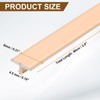 uxcell 2.9ft x 0.31" t Molding Floor Transition Strips, Aluminium