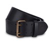 DSS KILTS 100% Genuine Cowhide KILT BELTS (30"-72" Size) (Black,