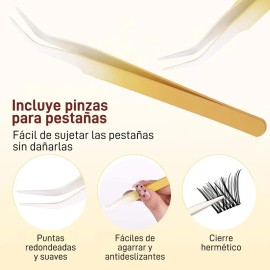 Kit De Pestañas Autoadhesivas Impermeable Y Reutilizable Diy