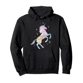 Rainbow Animal Fairy Unicorn Lover Girls Women Gift Unicorn Pullover Hoodie