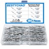 BESTYCHAO 180pcs 6 Sizes Aluminum Blind Rivets, Pop Rivets Assortment