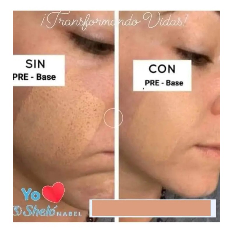 Pre Base Primer Iluminador Beso Sol Suaviza Shelo Nabel