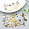 Wasise Bee Charms - 25PCS Bee Charms for Crafting, Cute