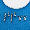 AKRUWELRY Earring Lifter Backs for Droopy Ears, 4PCS Durable T