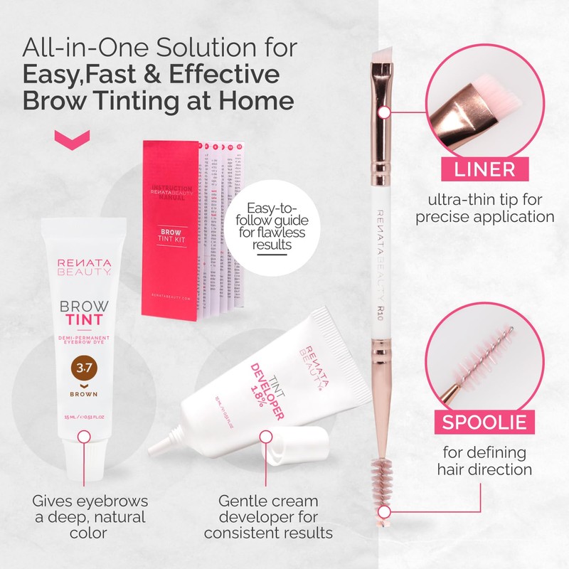 RB RENATA BEAUTY Brow Tint Kit – Eyebrow Tint Set