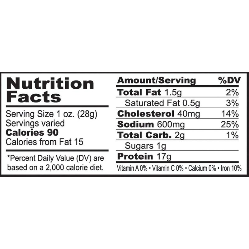 Buffalo Bills Original Western Cut Big Slab Beef Jerky (15