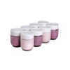 Glass Yogurt Jars, Set of 8