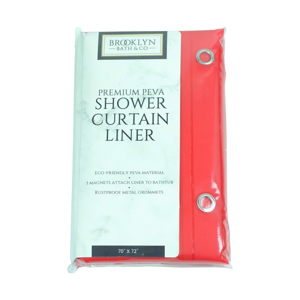 Home Expressions 3 Guage PEVA Shower Curtain Liner 70"x72" with