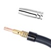 24PCS Mig Welding Nozzle Welder Torch Nozzles Consumables Gold Tip
