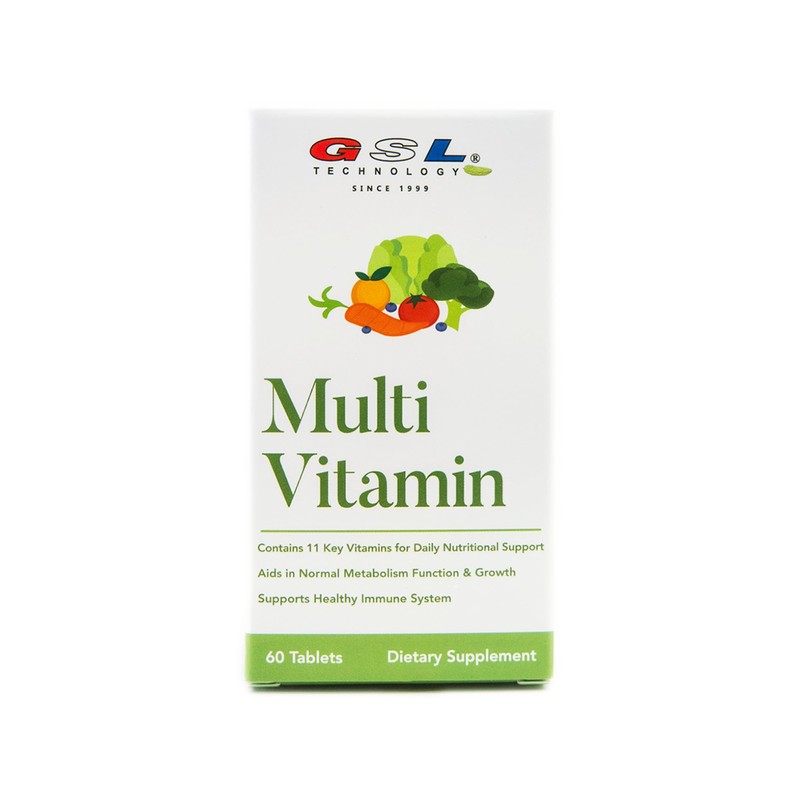 GSL Technology Multi-Vitamin | Contains 11 Key Vitamins for Daily
