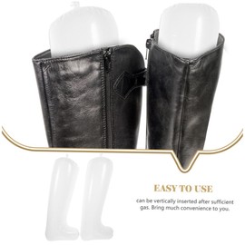 Ciieeo 2 Pairs Boot Stay Boot Tree Boot Holder Shoes Holder Inflatable Shoe Stretchers Boot Forms for Tall Boots Shoe Keeper Inflatable Boot Shapers Home Shoe Stretcher Boots Holder