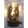 Night Light Silver Leaf Aroma Oil Warmer Plug in Lamp_JEB