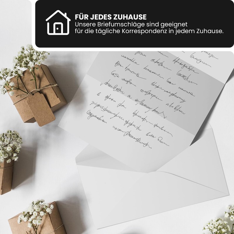 Netuno 100 Envelopes White DIN Long 110 x 220 mm
