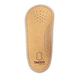 Tacco 650 3/4 Elastic Leather Insoles Footbed RelaxFlex Arch Support Orthotics for Men, Size 13