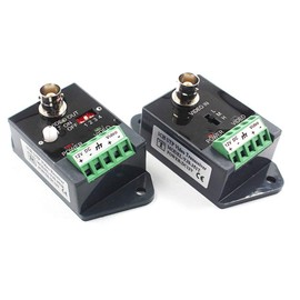 Long Distance Active Video Balun 1 Channel Utp Video Transceiver for CCTV Compatible with All Ahd/Cvi/Tvi/Cvbs Effective Distance 1800M