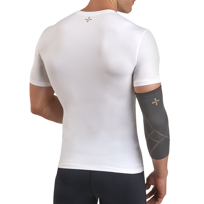 Tommie Copper Men's Performance Elbow Sleeves 2.0, X-Large, Slate Grey