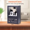 Pet Memorial Shadow Box 9"x13.4" with Deep Drawer, Keepsake Kit