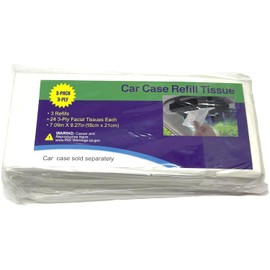 3-Ply Tissue Refill Packs for Car Visor Case Tissues Box 3 Pack