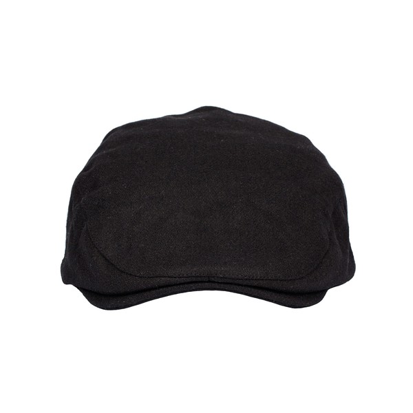 Mens Newsboy Flat Cap Tweed Herringbone Plain Gatsby Style Flat