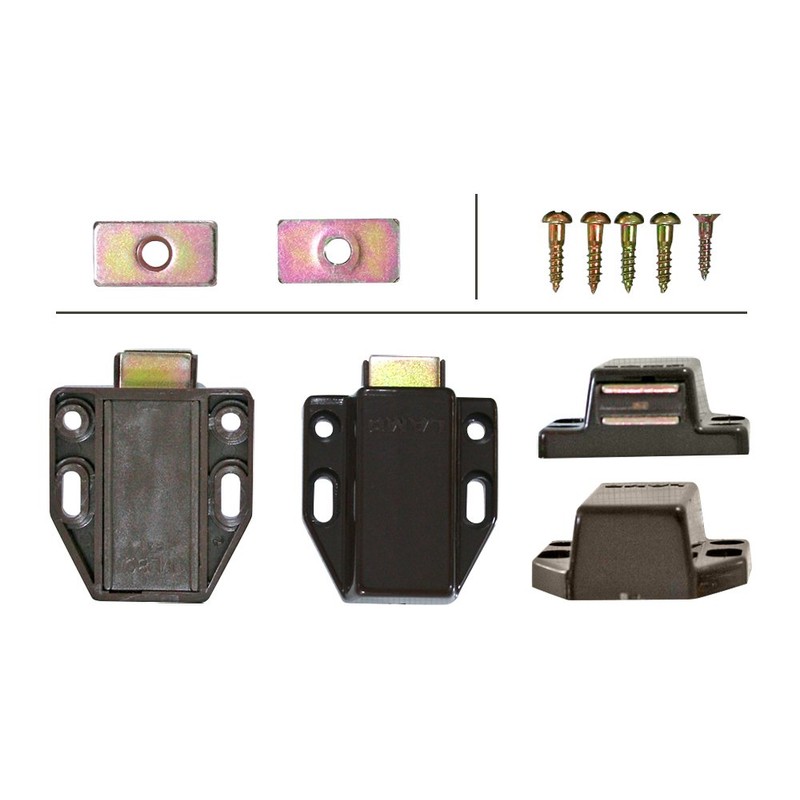 WAKI ML80 Push Latch, Black